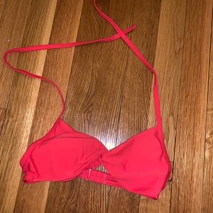 Red bathing suit top